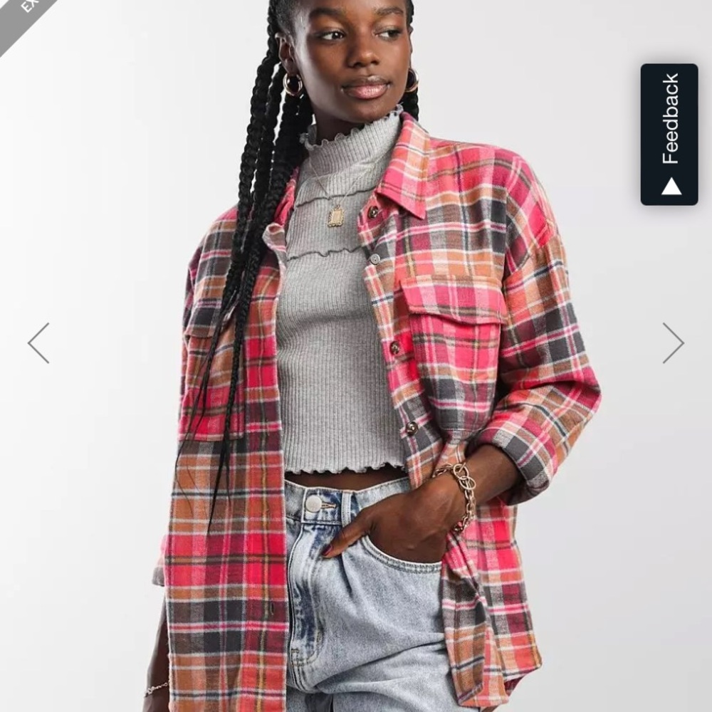 Gilded Intent Oversized Flannel